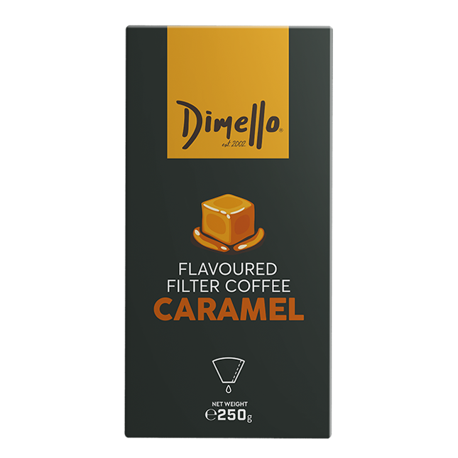 Dimello Flavoured Filter Coffee Caramel filter kafa 250g